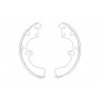 KBS-9918 KAVO PARTS Комплект гальмівних колодок