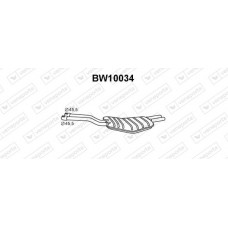 BW10034 VENEPORTE Глушник вихлопних газів кінцевий