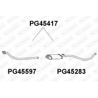 PG45417 VENEPORTE Предглушник вихлопних газів