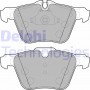 LP2114 DELPHI Комплект гальмівних колодок дисковий гальм