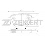 BS-1185 ZEKKERT Комплект гальмівних колодок дисковий гальм