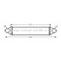 MSA4368 AVA QUALITY COOLING Интеркулер