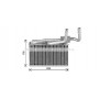 BW6600 AVA QUALITY COOLING Теплообмінник обігрів салону