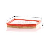 C 2558/5 MANN-FILTER Повітряний фільтр