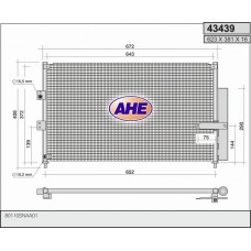 43439 AHE Конденсатор кондиціонера