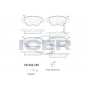 181363-702 ICER КомплеК т гальмівних колодок, дискове гальмо