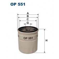 OP 551 FILTRON Масляний фільтр