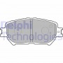 LP1738 DELPHI Комплект гальмівних колодок дисковий гальм