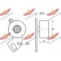 Натяжний ролик ремінь ГРМ AUTOKIT 03.80889