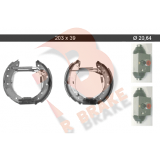 79RBKT0066 R BRAKE Комплект гальмівних колодок
