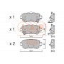 704-13112P IAP QUALITY PARTS КомплеК т гальмівних колодок, дискове гальмо