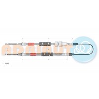 13.0240 ADRIAUTO Тросик, cтояночный тормоз