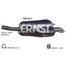 056007 ERNST Глушник вихлопних газів кінцевий