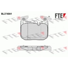 BL2740A1 FTE Комплект гальмівних колодок дисковий гальм