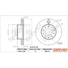 DP1010.11.0548 Dr!ve+ Гальмівний диск