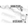 NSBF15F FEBEST Опора стабілізатора
