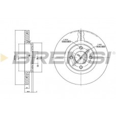 CD7124V BREMSI Гальмівний диск