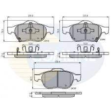 CBP31249 COMLINE КомплеК т гальмівних колодок, дискове гальмо