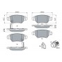 0 986 494 014 BOSCH Комплект гальмівних колодок дисковий гальм
