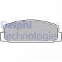 LP1766 DELPHI КомплеК т гальмівних колодок, дискове гальмо
