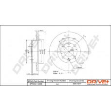 DP1010.11.0009 Dr!ve+ Гальмівний диск