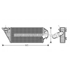 Интеркулер AVA QUALITY COOLING RT4298