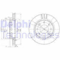 BG3335 DELPHI Гальмівний диск