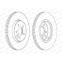 DDF1080C FERODO Гальмівний диск