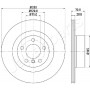 DP-0127 JAPANPARTS Гальмівний диск