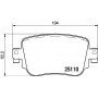 FK20292 KAISHIN Комплект гальмівних колодок дисковий гальм