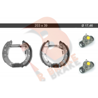 79RBKT0068 R BRAKE Комплект гальмівних колодок