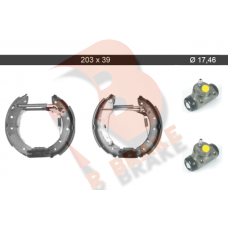 79RBKT0068 R BRAKE Комплект гальмівних колодок