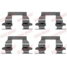 109-1625 QUICK BRAKE Комплектуючі колодки дискового гальма