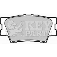 KBP1990 KEY PARTS Комплект гальмівних колодок дисковий гальм