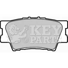 KBP1990 KEY PARTS Комплект гальмівних колодок дисковий гальм