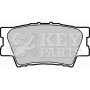 KBP1990 KEY PARTS Комплект гальмівних колодок дисковий гальм