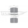 TX 10-221 TOMEX Brakes Комплект гальмівних колодок дисковий гальм
