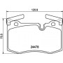 8DB 355 014-111 HELLA Комплект гальмівних колодок, дискове гальмо