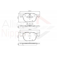 ADB06003 COMLINE КомплеК т гальмівних колодок, дискове гальмо