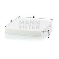 CU 2141 MANN-FILTER Фільтр повітря у внутрішньому просторі