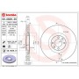 09.A829.21 BREMBO Гальмівний диск