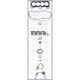 WG1165495 WILMINK GROUP Комплект прокладок двигун