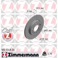 100.1248.20 ZIMMERMANN Гальмівний диск