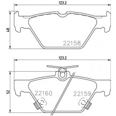 8DB 355 037-311 HELLA Комплект гальмівних колодок дисковий гальм
