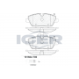 181662-700 ICER Комплект гальмівних колодок дисковий гальм