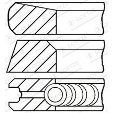 08-113500-00 GOETZE ENGINE Комплект поршневих кілець