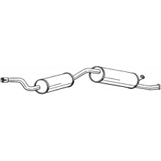 282-933 BOSAL Глушник вихлопних газів кінцевий