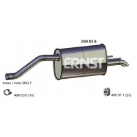 034036 ERNST Глушник вихлопних газів кінцевий