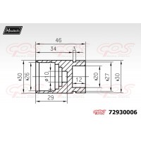 72930006 MAXTECH Поршень корпус скоби гальма