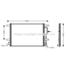 AI5199 AVA QUALITY COOLING Конденсатор кондиціонера